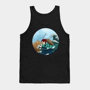 Kimetsuno Yaiba illustration Tank Top